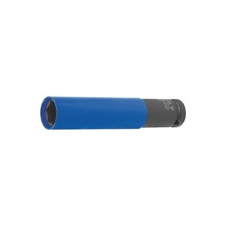 Holex 1/2 inch Drive Deep Impact Socket, 17 mm, 651230 17 651230 17